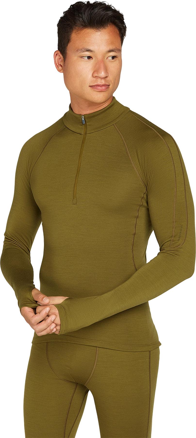 Product gallery image number 2 for product 300 MerinoFine Polar Long Sleeve Half Zip Thermal Top - Men's