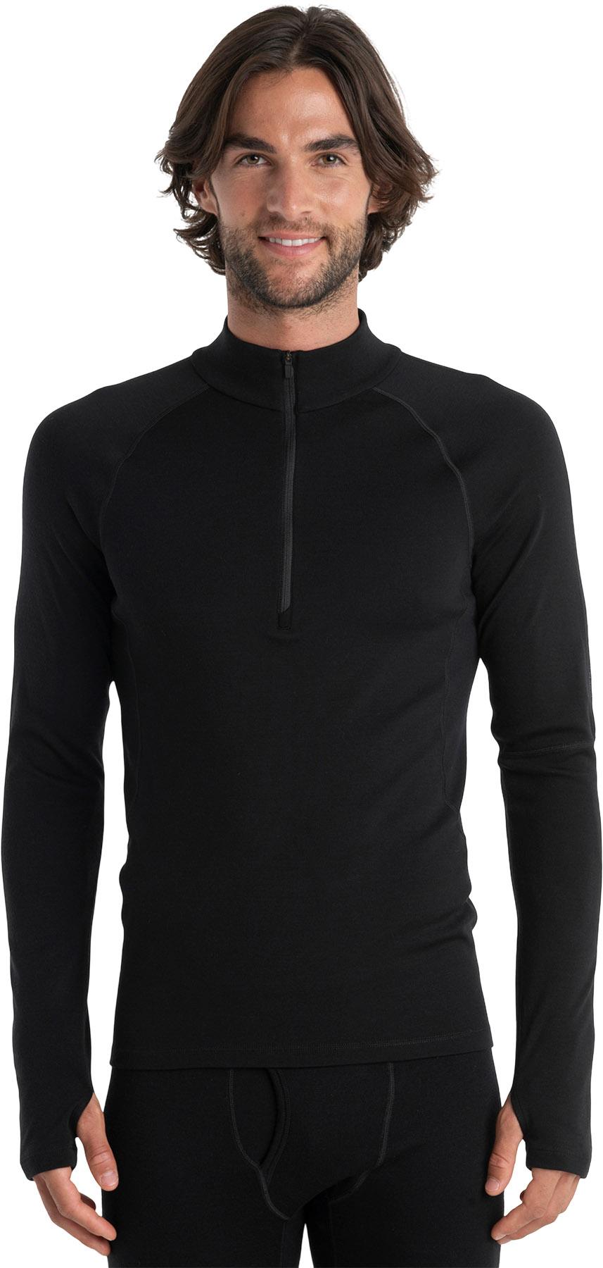 Product gallery image number 6 for product 300 MerinoFine Polar Long Sleeve Half Zip Thermal Top - Men's