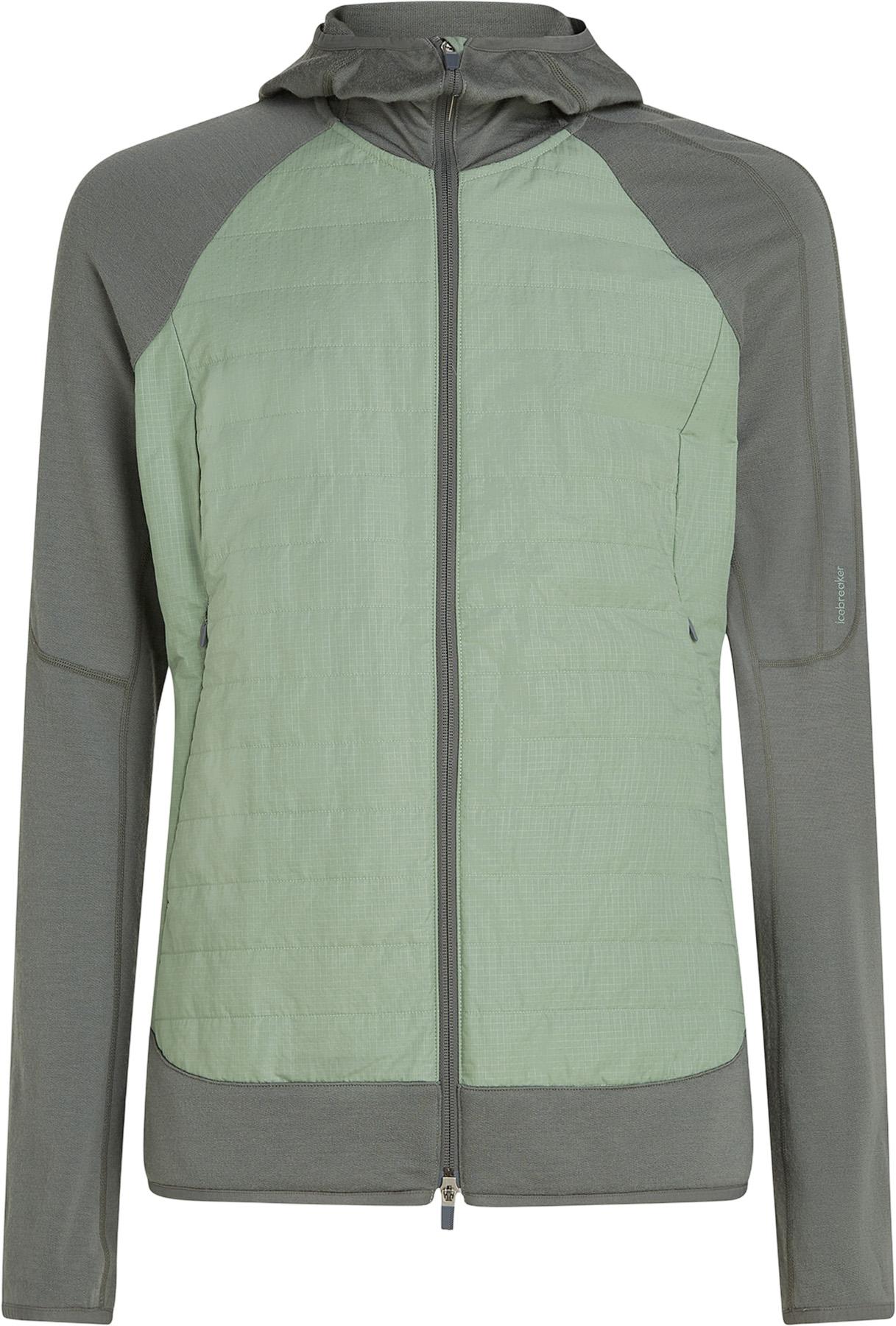 Product image for Quantum Merino Blend Hybrid Long Sleeve Zip Hoodie - Men's
