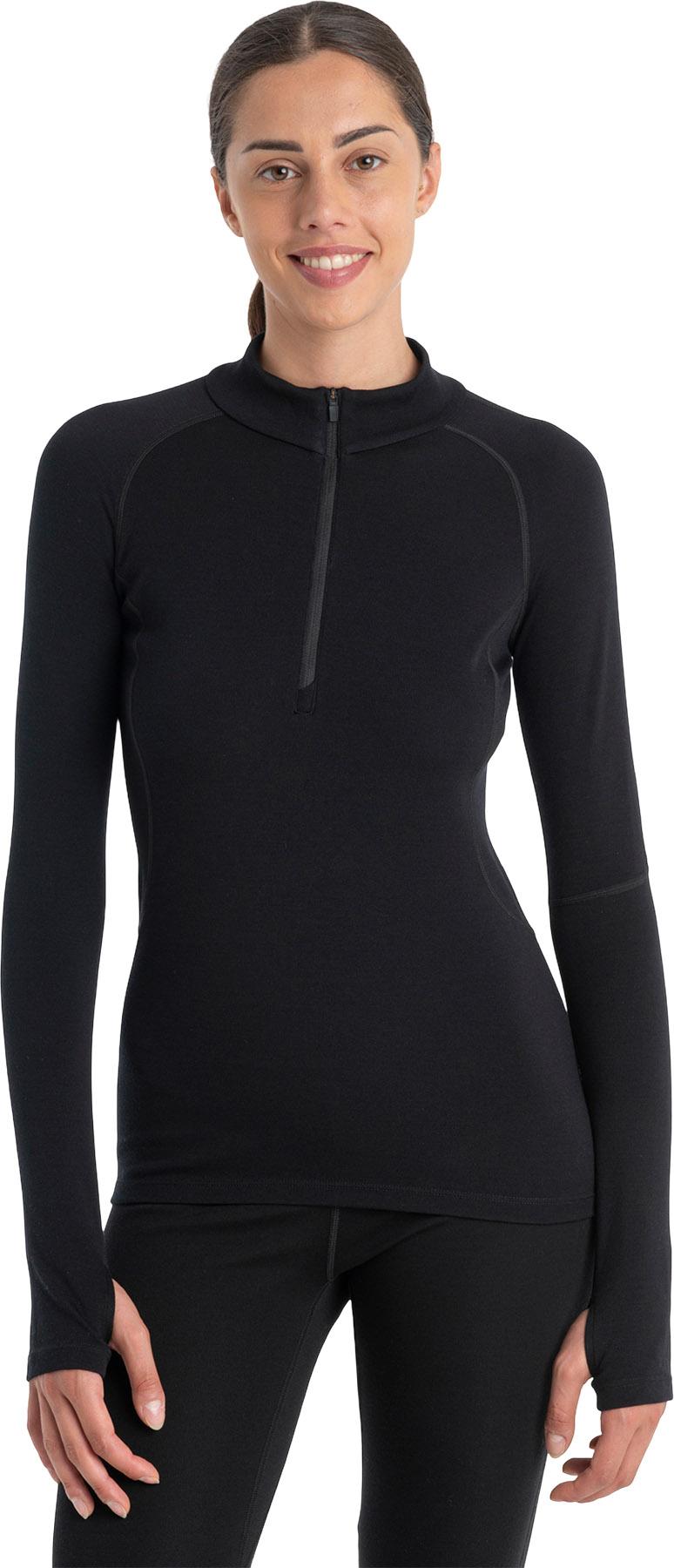 Product gallery image number 8 for product 300 MerinoFine Polar Long Sleeve Half Zip Thermal Top - Women's