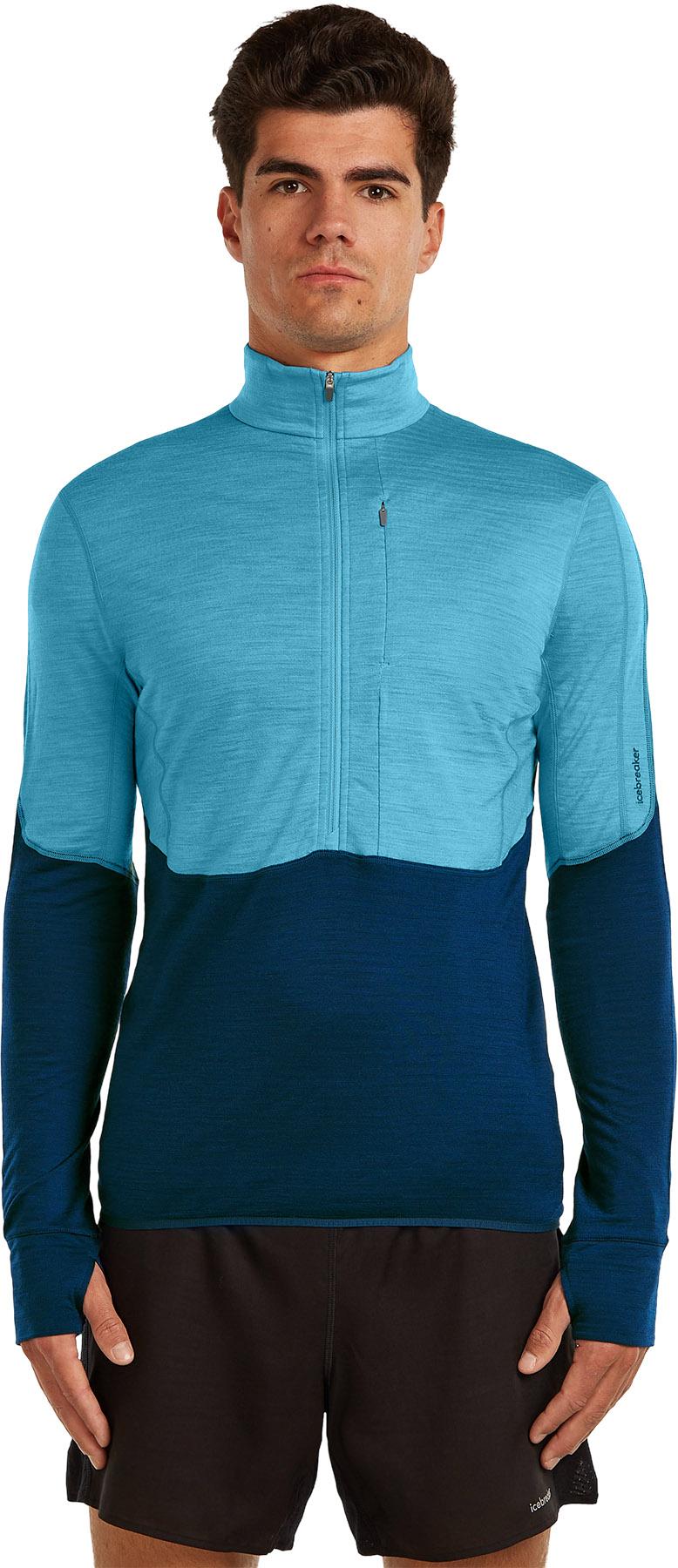 Product gallery image number 6 for product 200 RealFleece Descender Merino Blend Long Sleeve Half Zip Jacket - Men's