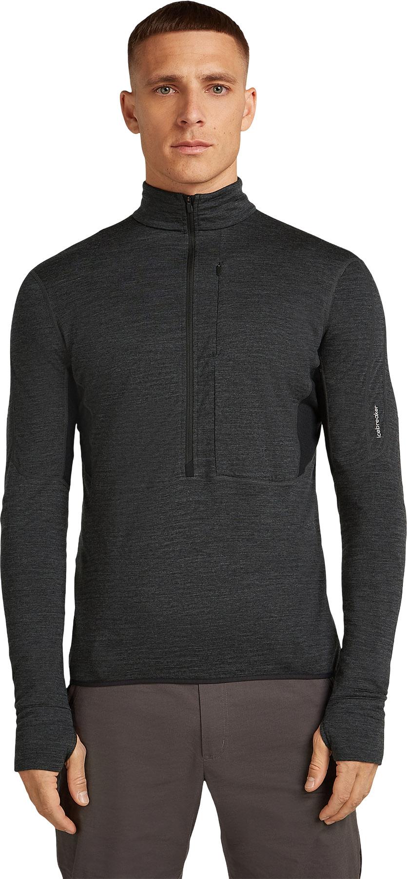 Product gallery image number 4 for product 200 RealFleece Descender Merino Blend Long Sleeve Half Zip Jacket - Men's