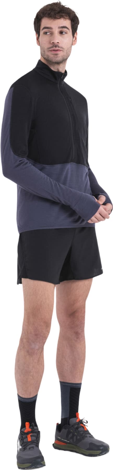 Product gallery image number 3 for product 200 RealFleece Descender Merino Blend Long Sleeve Half Zip Jacket - Men's