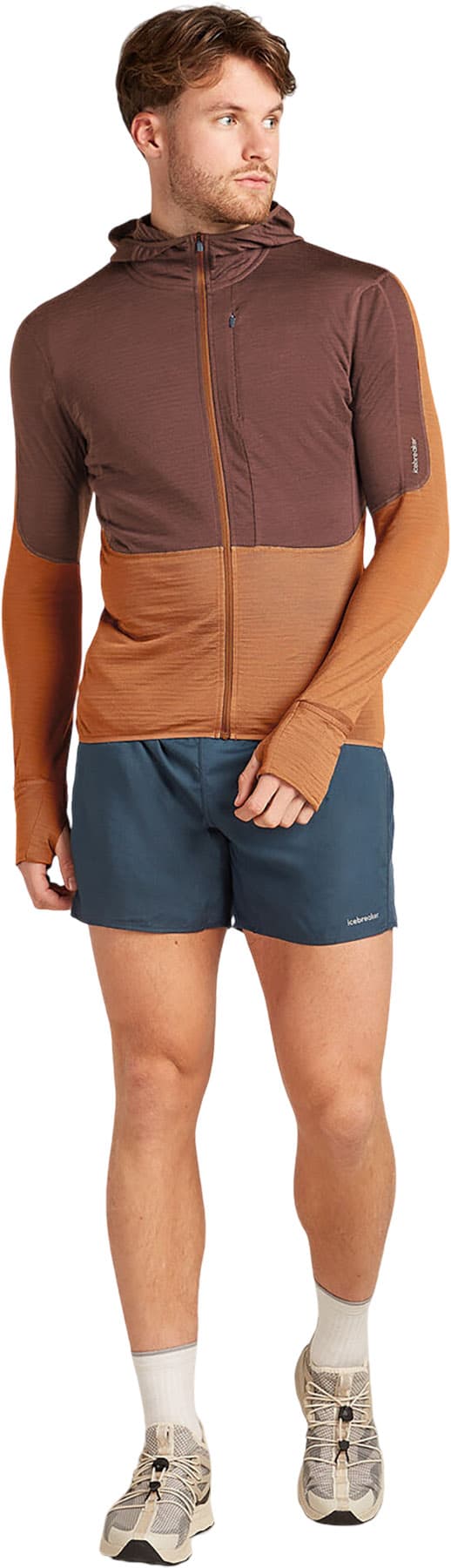 Product gallery image number 4 for product 200 RealFleece Descender Merino Blend Long Sleeve Zip Hoodie - Men's