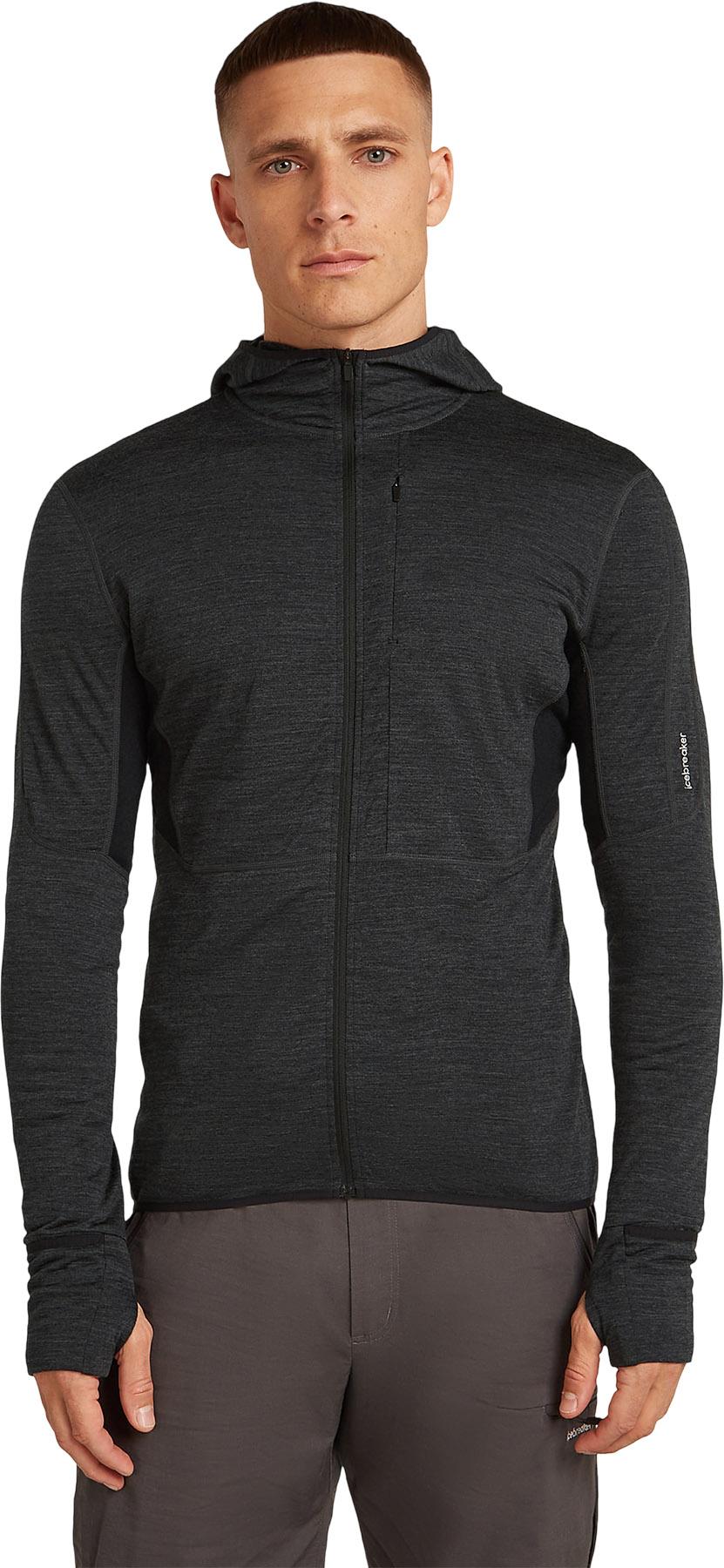 Product gallery image number 8 for product 200 RealFleece Descender Merino Blend Long Sleeve Zip Hoodie - Men's