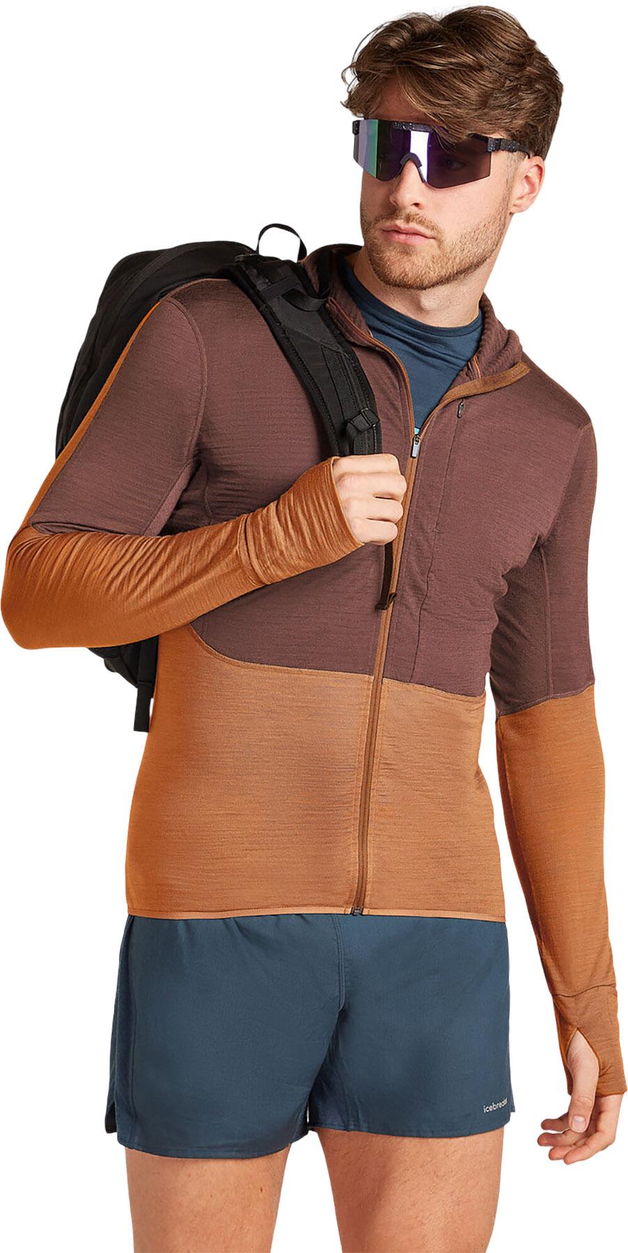 Product gallery image number 5 for product 200 RealFleece Descender Merino Blend Long Sleeve Zip Hoodie - Men's