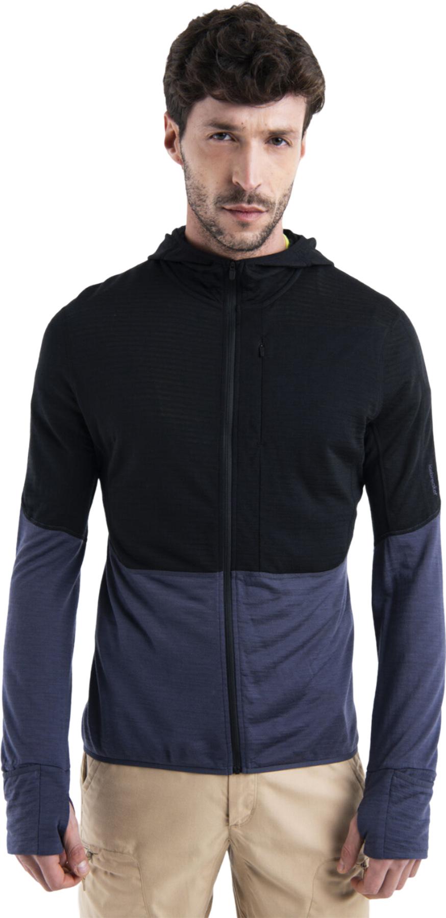 Product image for 200 RealFleece Descender Merino Blend Long Sleeve Zip Hoodie - Men's