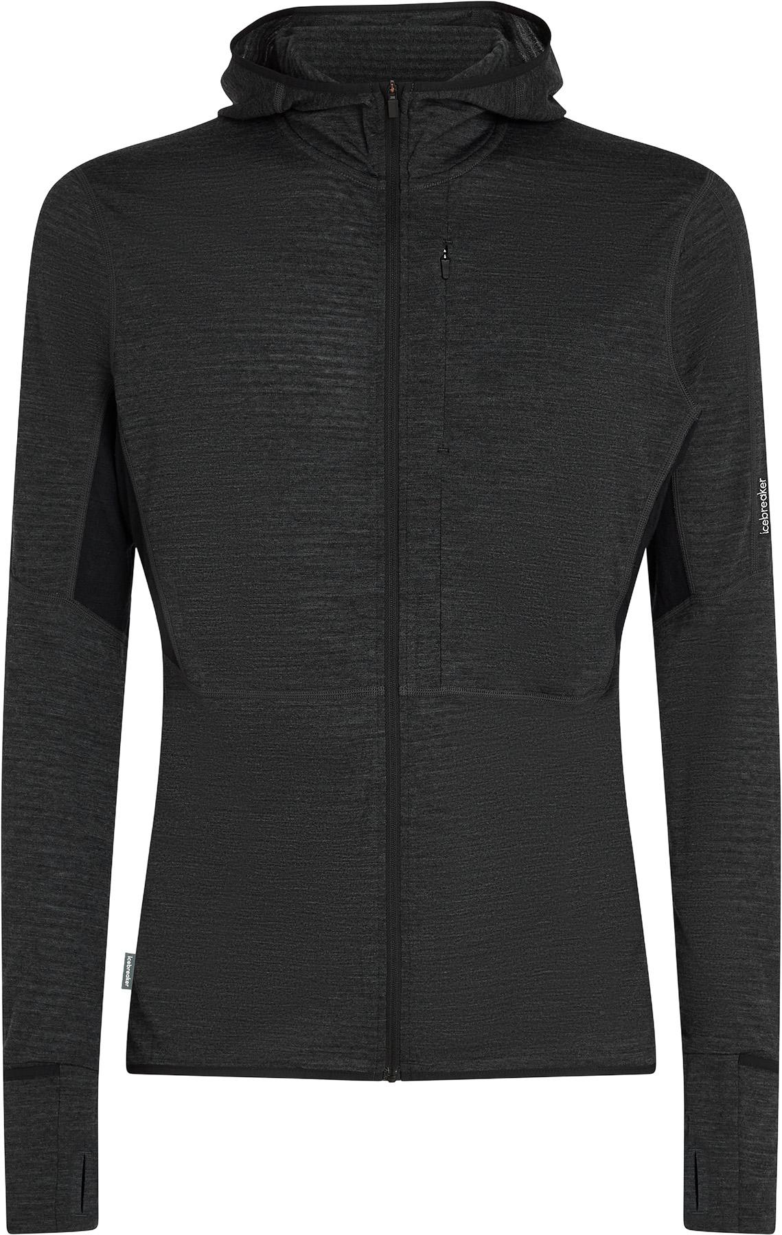 Product image for 200 RealFleece Descender Merino Blend Long Sleeve Zip Hoodie - Men's