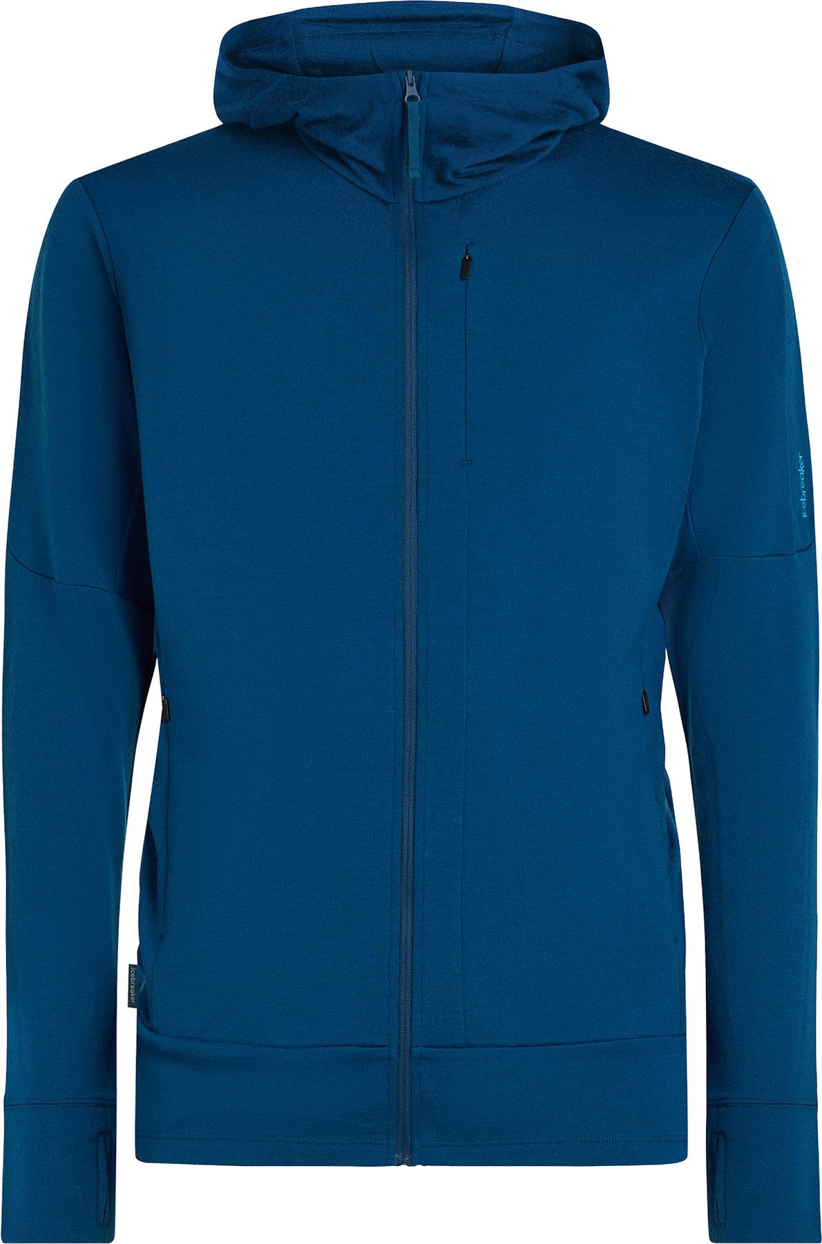 Product image for Chandail à capuchon avec glissière à manches longues en mérinos 260 Quantum - Homme