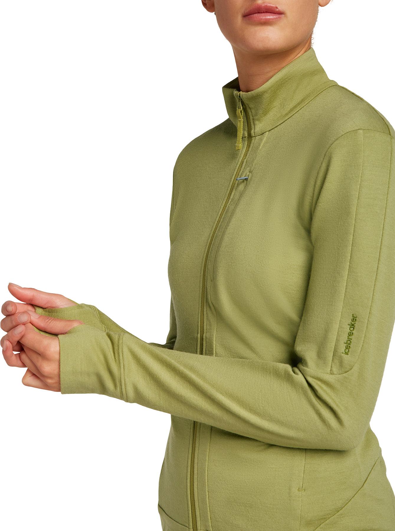 Product gallery image number 7 for product Manteau à manches longues et glissière en mérinos 260 Quantum - Femme