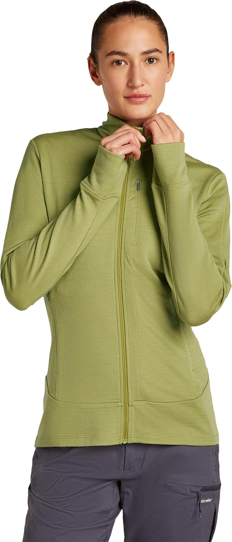 Product gallery image number 8 for product Manteau à manches longues et glissière en mérinos 260 Quantum - Femme