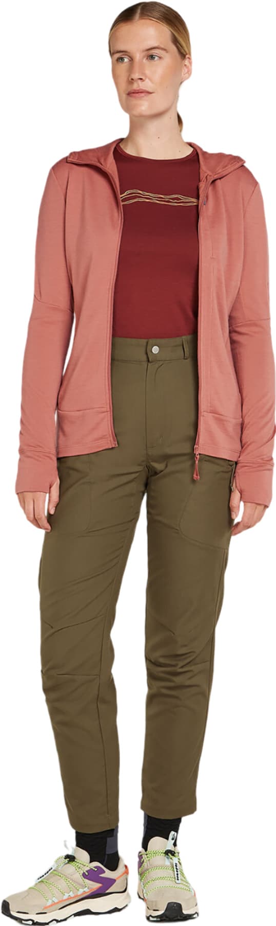 Product gallery image number 2 for product Merino 260 Quantum Long Sleeve Zip Hoodie - Women's