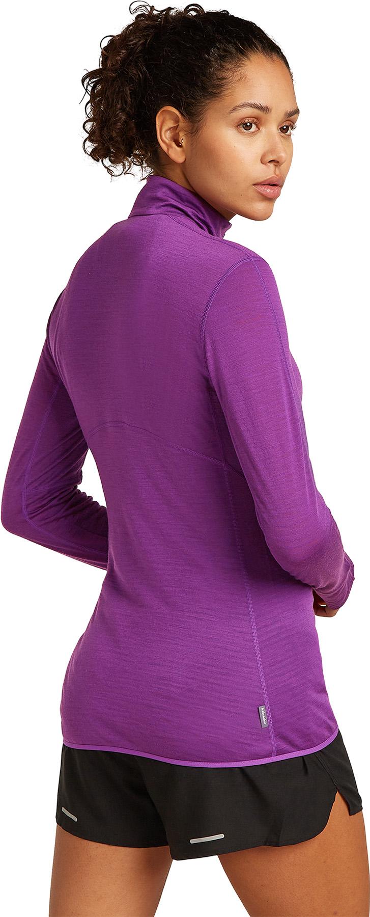 Numéro de l'image de la galerie de produits 3 pour le produit Manteau à manches longues et demi-glissière en mélange de mérinos 200 RealFleece Descender - Femme