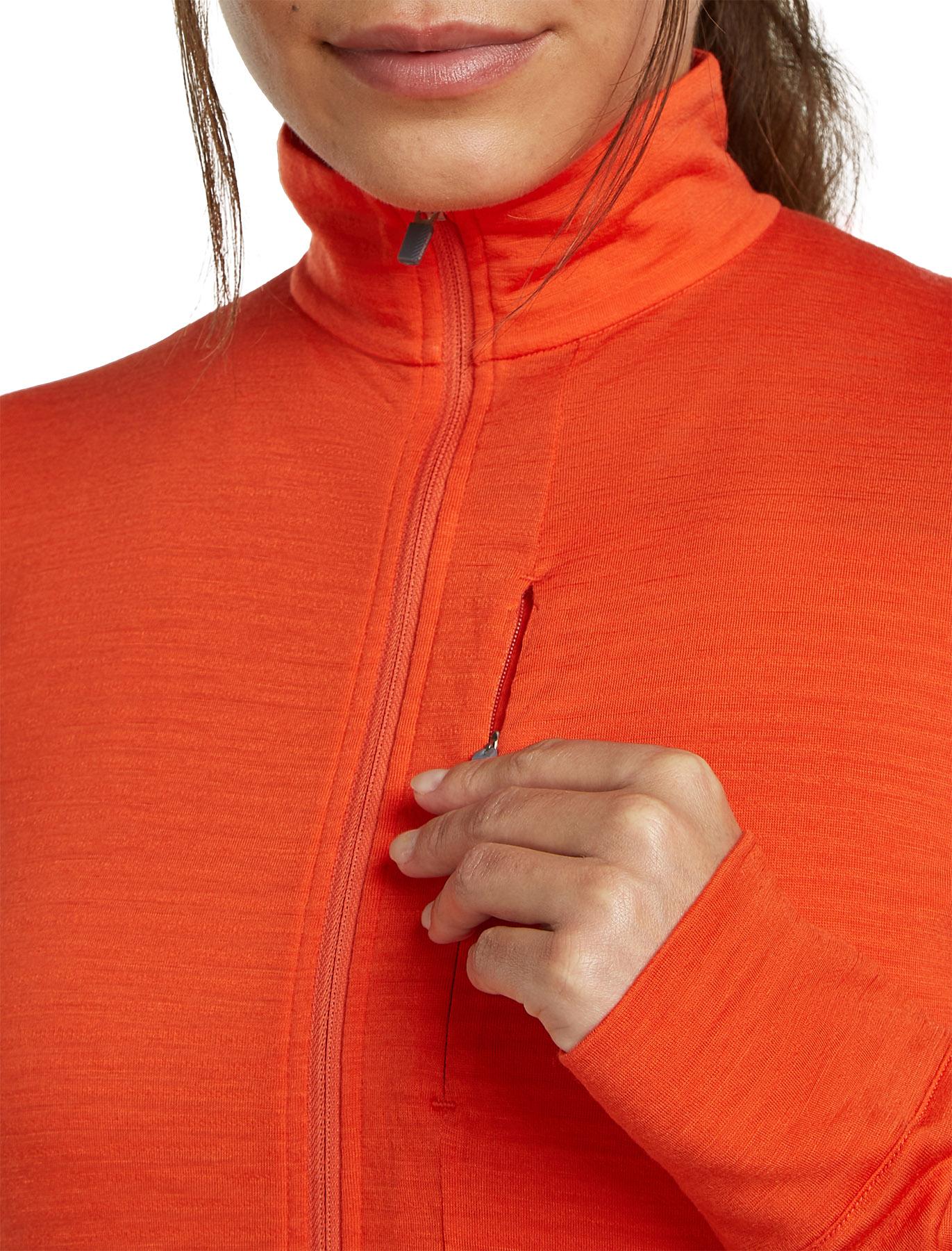 Product gallery image number 3 for product 200 RealFleece Descender Merino Blend Long Sleeve Half Zip Jacket - Women's