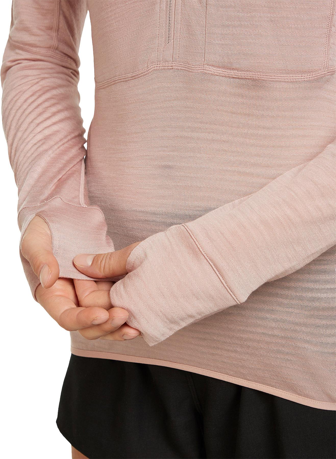 Product gallery image number 4 for product 200 RealFleece Descender Merino Blend Long Sleeve Half Zip Jacket - Women's