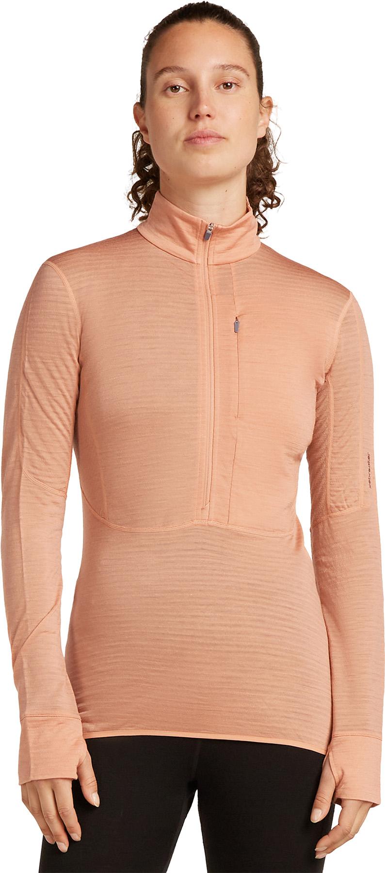 Numéro de l'image de la galerie de produits 2 pour le produit Manteau à manches longues et demi-glissière en mélange de mérinos 200 RealFleece Descender - Femme