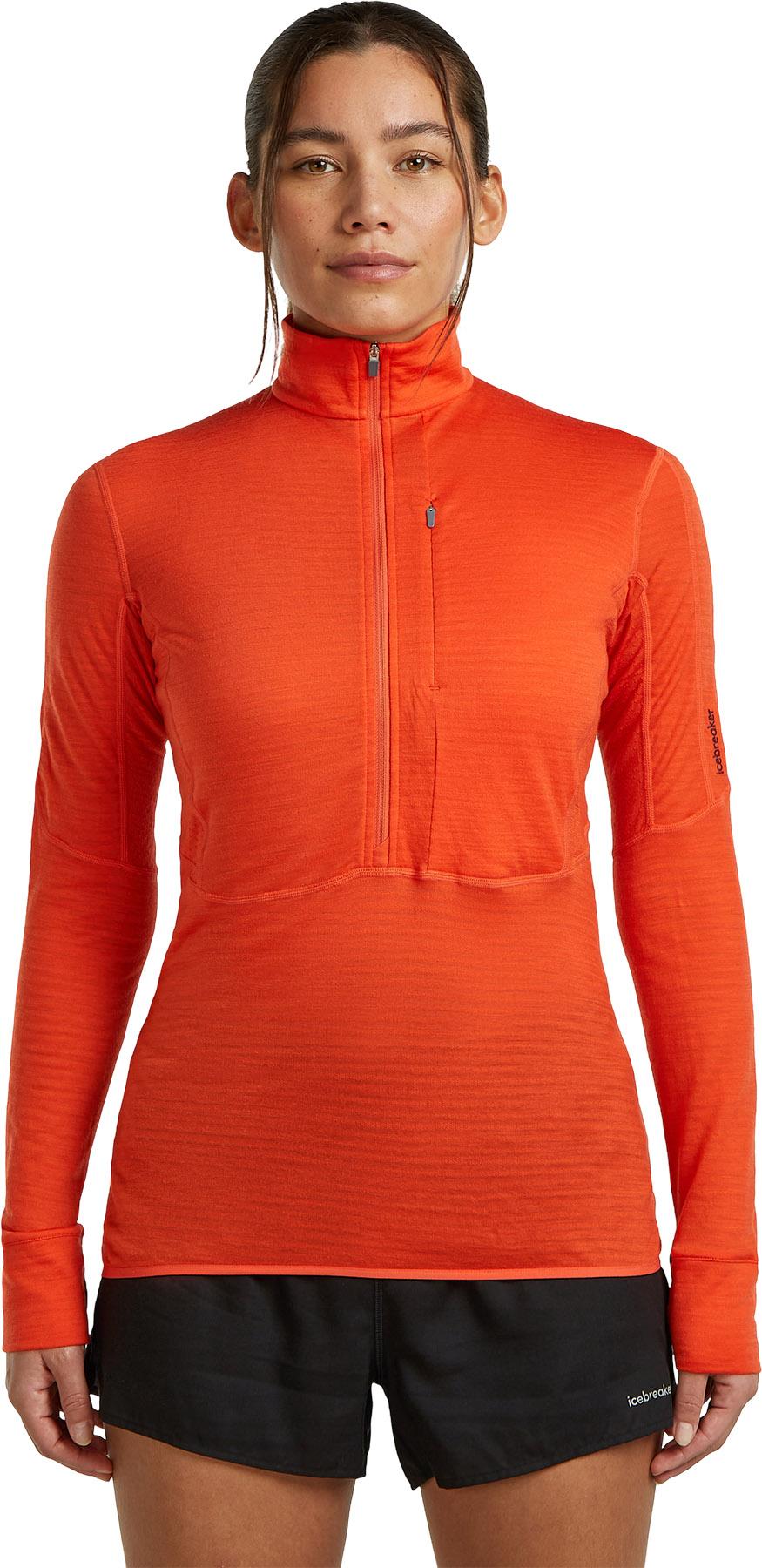 Product gallery image number 5 for product 200 RealFleece Descender Merino Blend Long Sleeve Half Zip Jacket - Women's