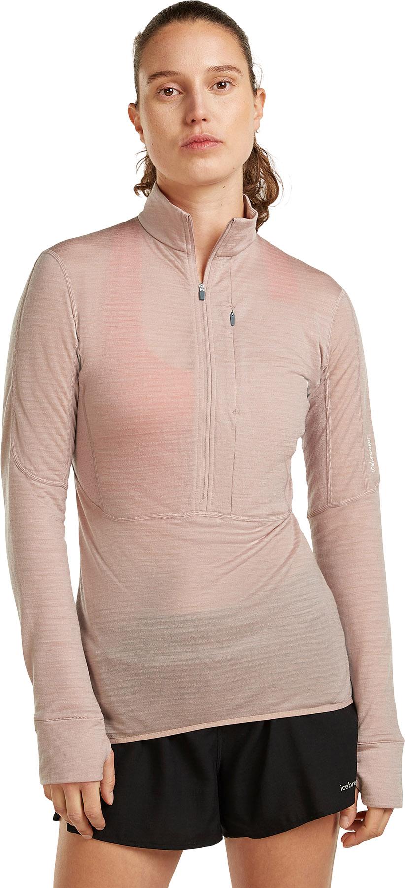Product gallery image number 3 for product 200 RealFleece Descender Merino Blend Long Sleeve Half Zip Jacket - Women's