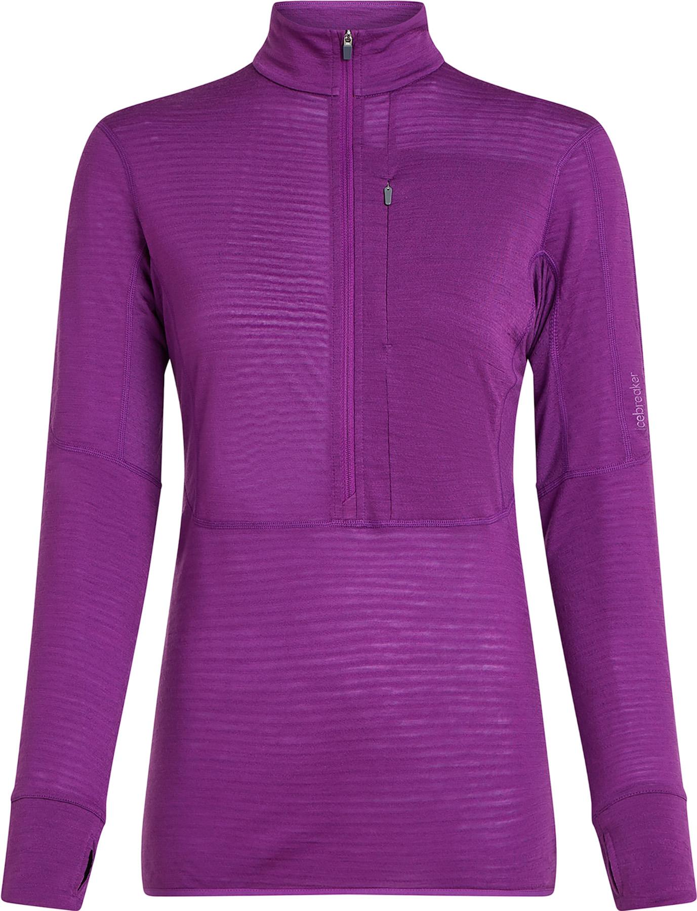 Numéro de l'image de la galerie de produits 1 pour le produit Manteau à manches longues et demi-glissière en mélange de mérinos 200 RealFleece Descender - Femme