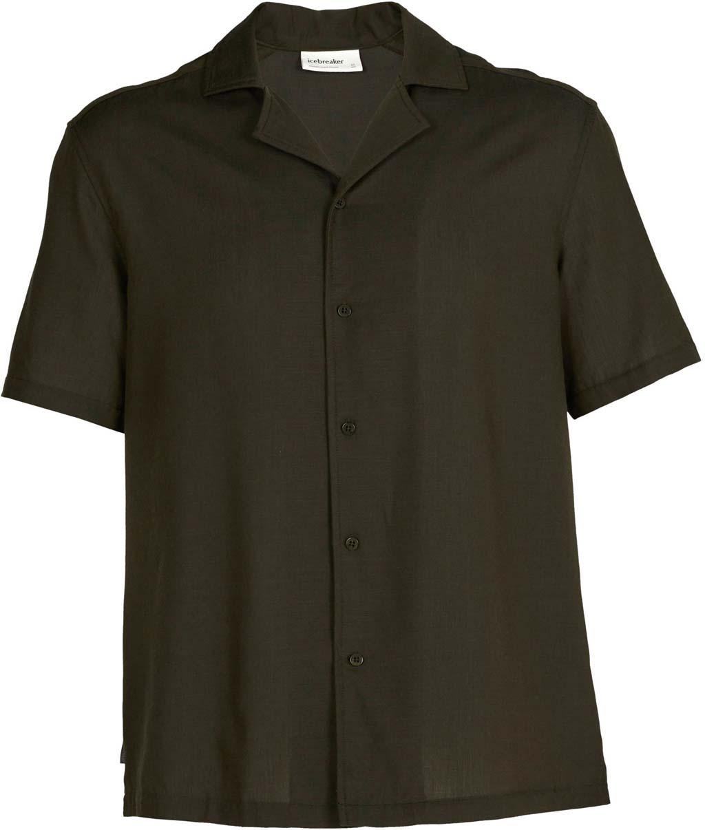 Numéro de l'image de la galerie de produits 1 pour le produit Chemise à manches courtes en mélange de laine mérinos - Homme