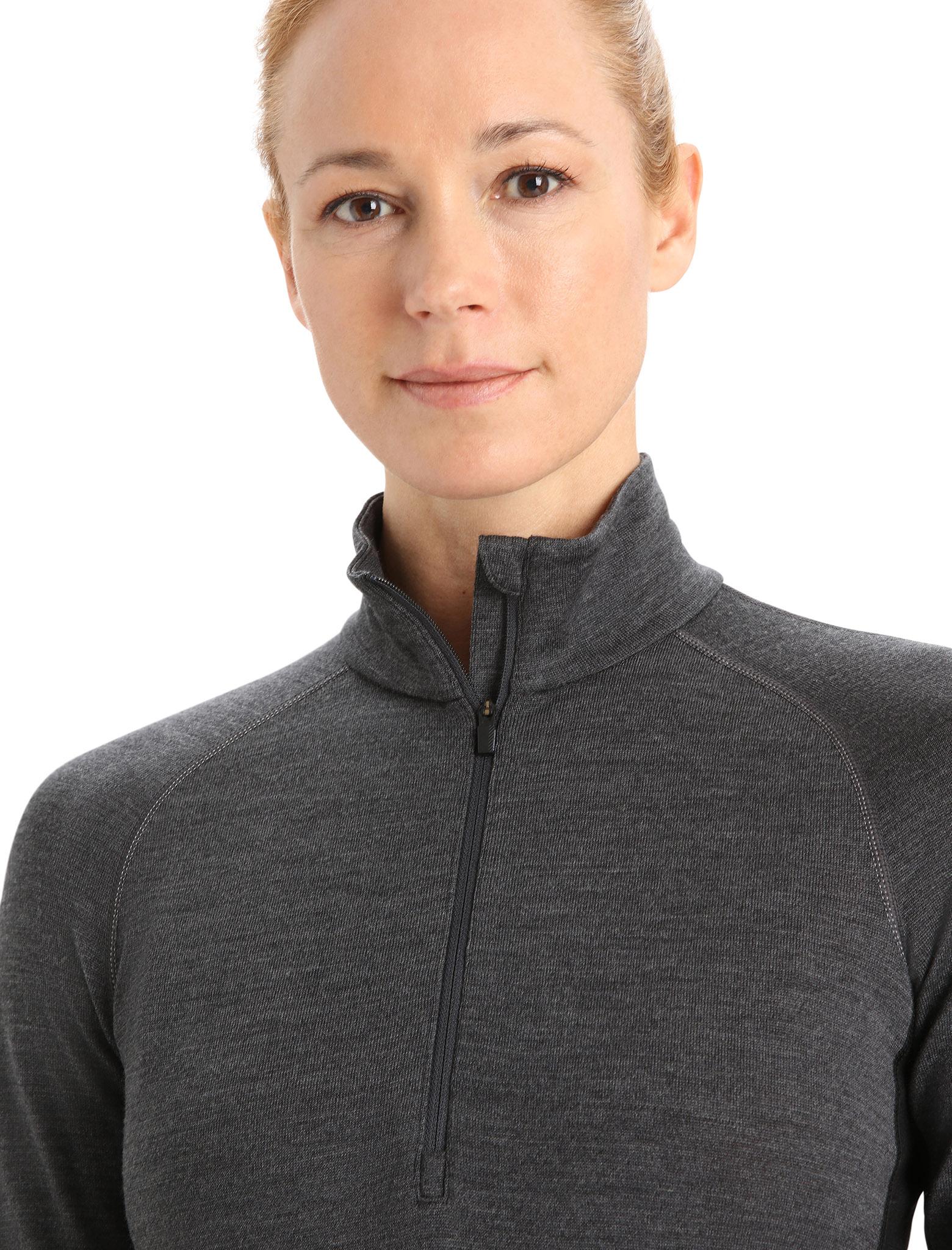 Product gallery image number 3 for product 260 ZoneKnit Merino Long Sleeve Half-Zip Thermal Top - Women's