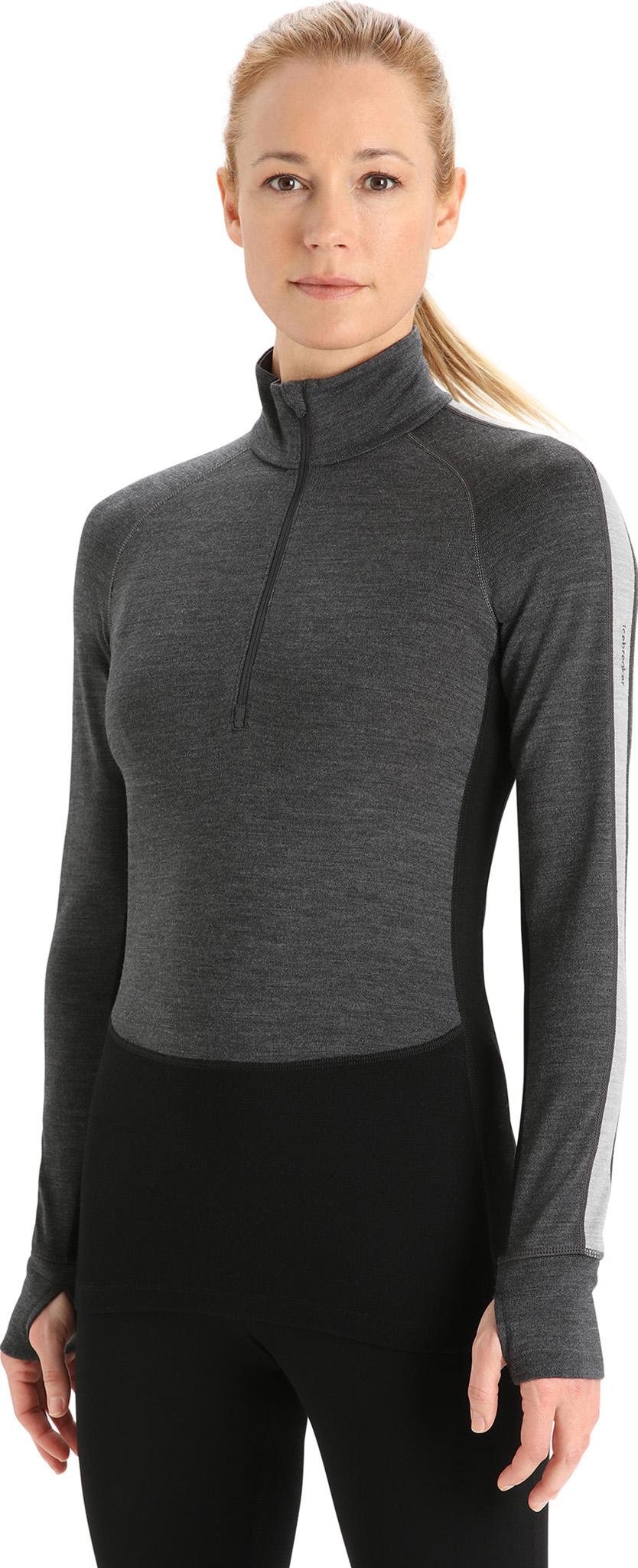 Product gallery image number 9 for product 260 ZoneKnit Merino Long Sleeve Half-Zip Thermal Top - Women's