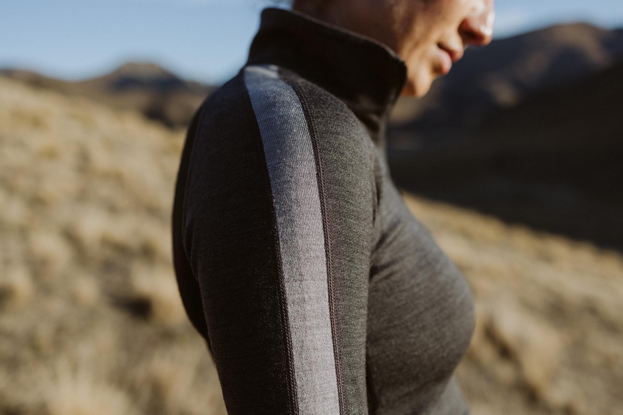 Product gallery image number 6 for product 260 ZoneKnit Merino Long Sleeve Half-Zip Thermal Top - Women's