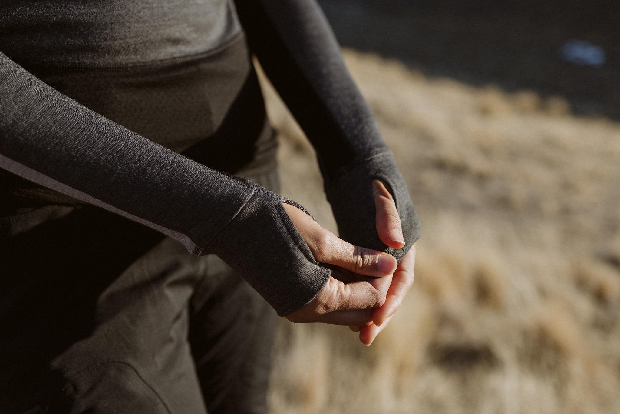 Product gallery image number 7 for product 260 ZoneKnit Merino Long Sleeve Half-Zip Thermal Top - Women's