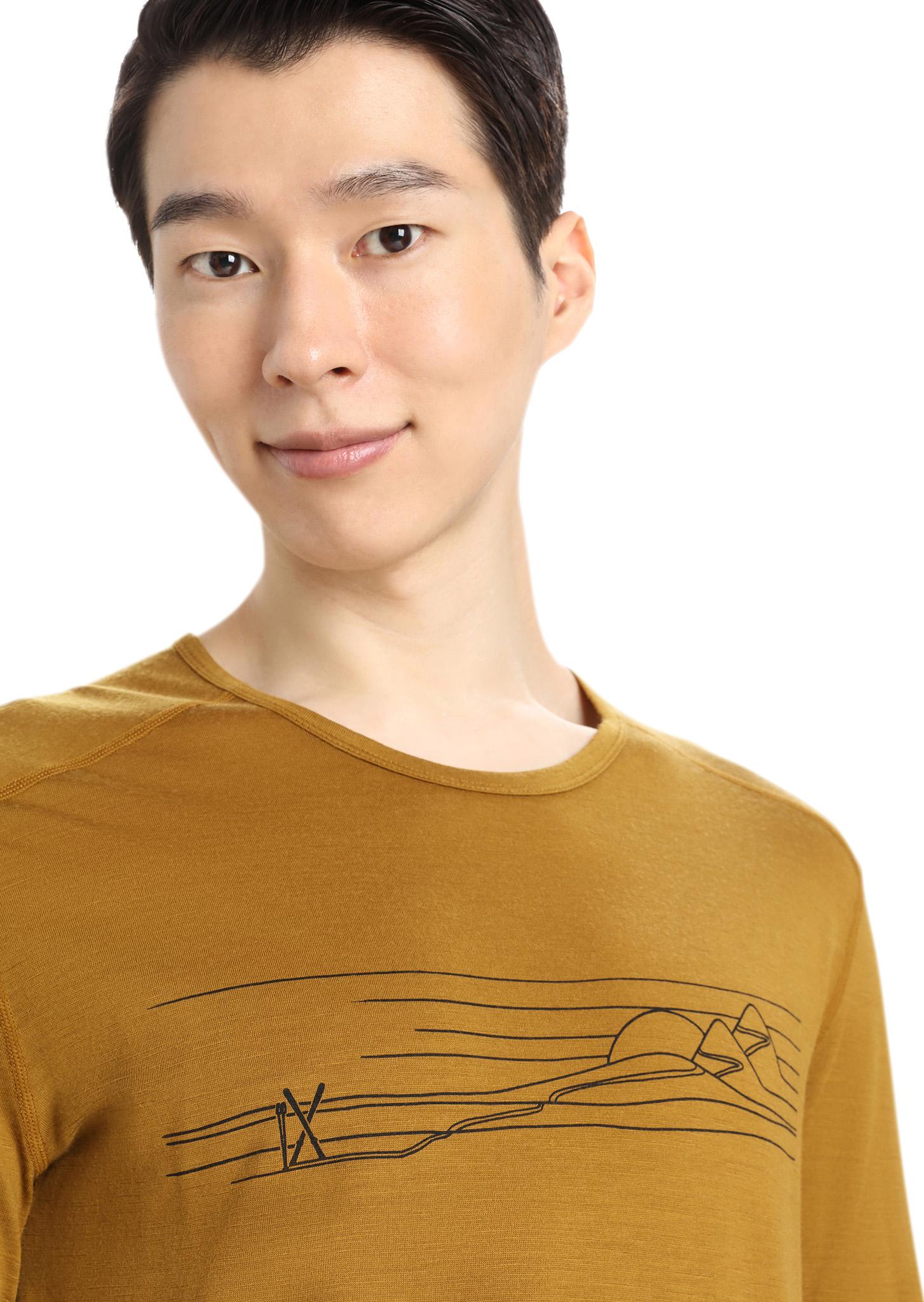 Product gallery image number 3 for product 200 Oasis Long Sleeve Crewe Baselayer Top - Men's