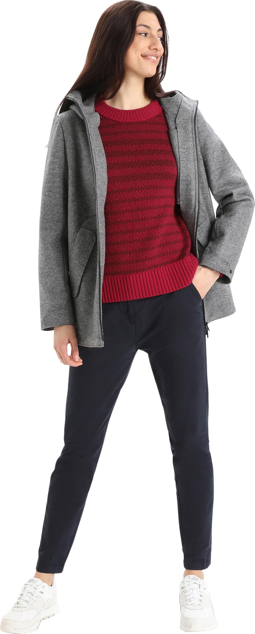 Product gallery image number 13 for product Manteau à capuchon en laine mérinos feutré - Femme