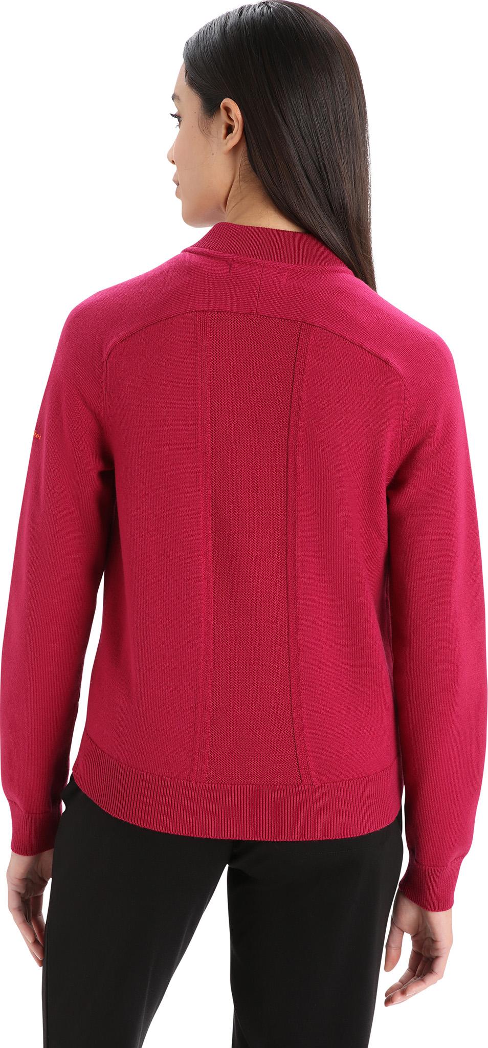 Product gallery image number 2 for product City Label ZoneKnit Merino Insulated Knit Bomber Jacket - Women's
