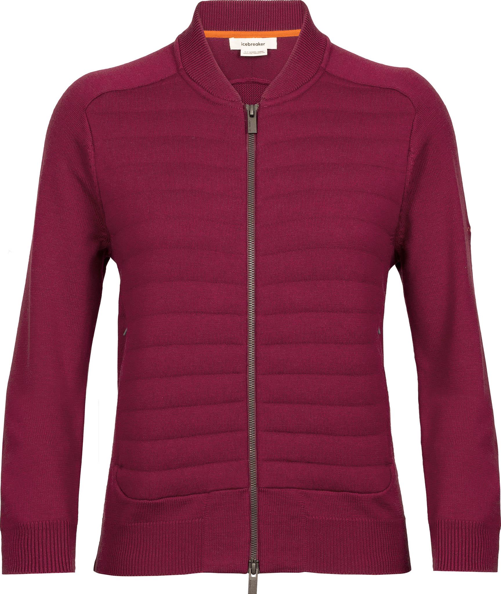 Product gallery image number 1 for product City Label ZoneKnit Merino Insulated Knit Bomber Jacket - Women's