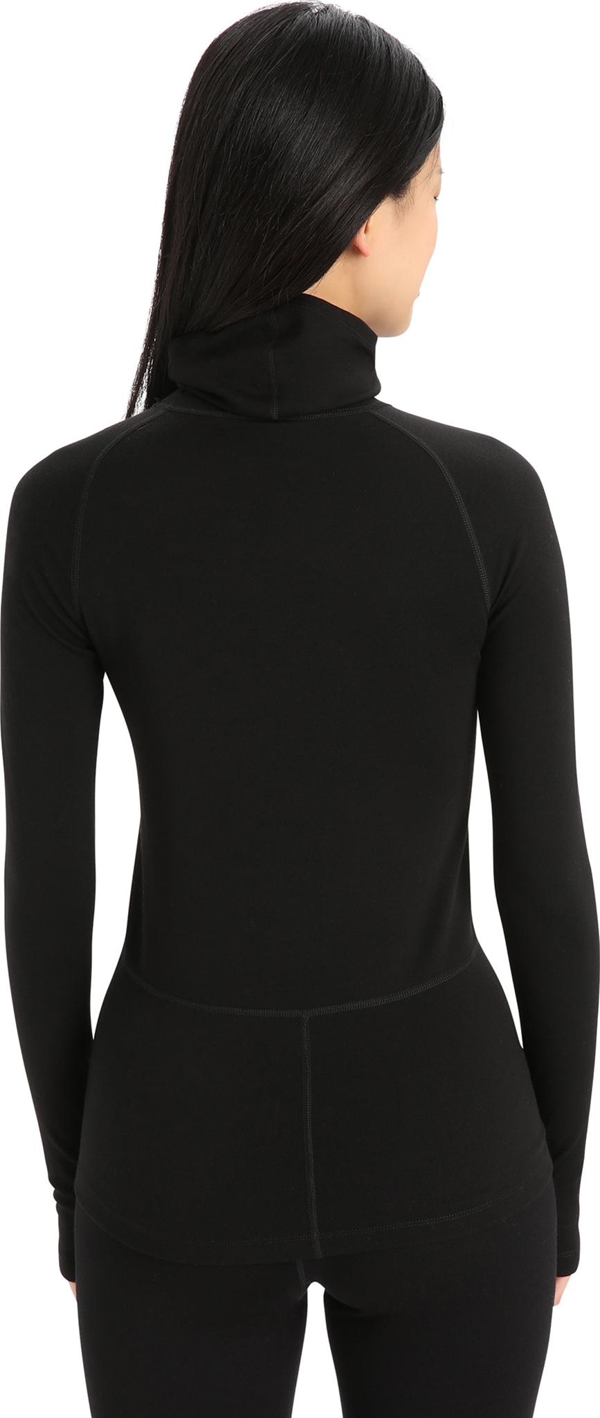 Product gallery image number 2 for product Merino Long Sleeve Roll Neck Base Layer Top - Women's