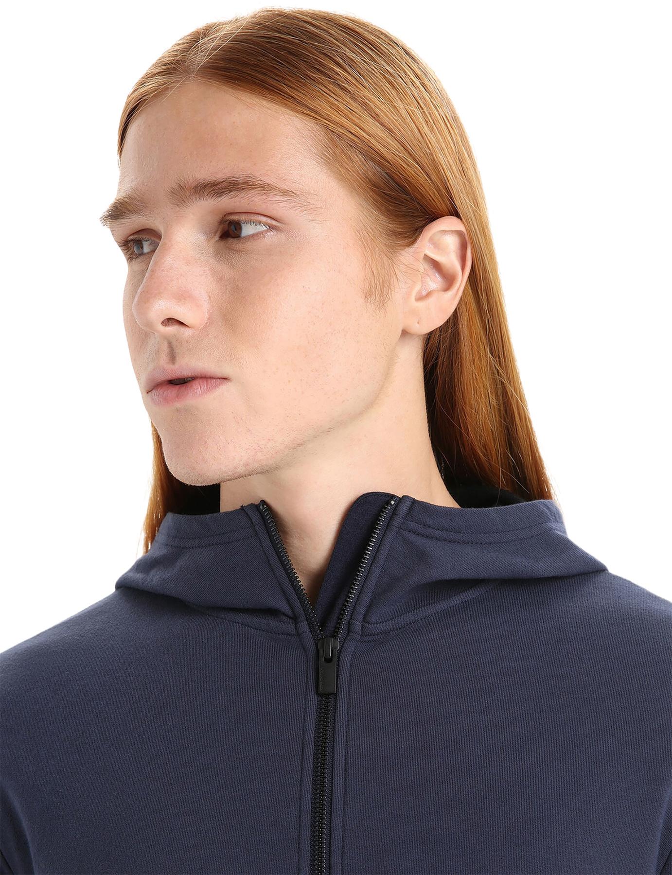 Product gallery image number 3 for product Central Classic Long Sleeve Zip Hoodie - Men's