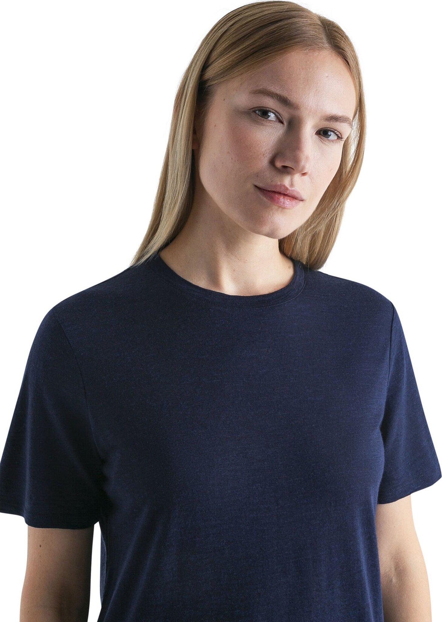 Product gallery image number 6 for product Merino Linen Short Sleeve T-Shirt - Women's