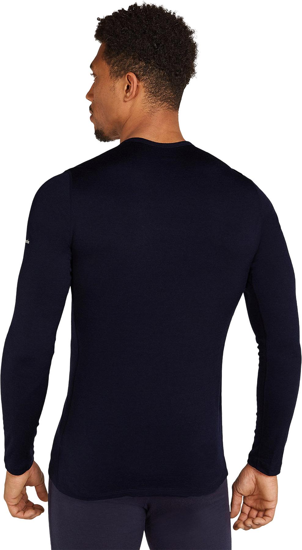 Product gallery image number 3 for product Merino 200 Oasis Remarkables Long Sleeve Crewe Thermal Top - Men's
