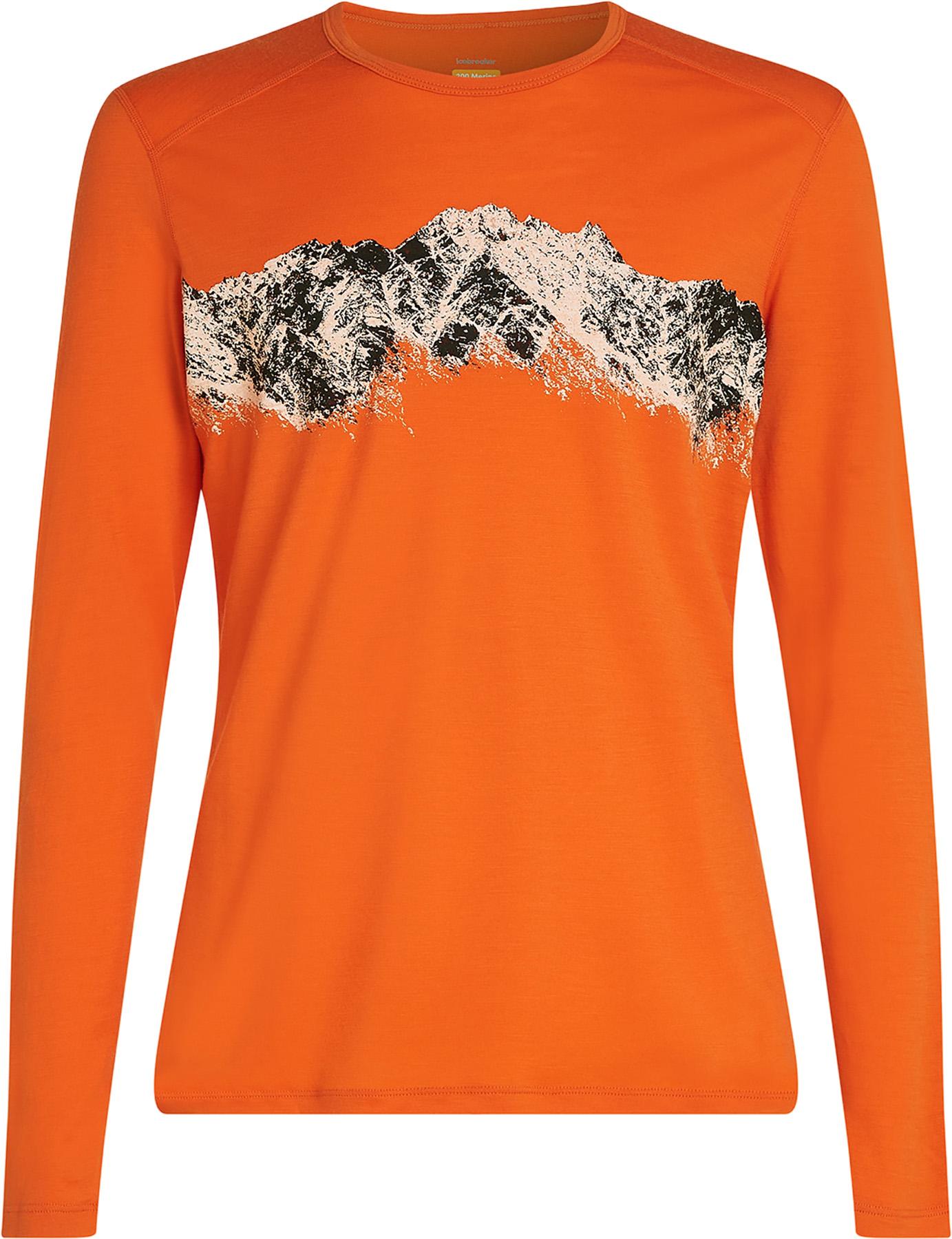 Product gallery image number 1 for product Merino 200 Oasis Remarkables Long Sleeve Crewe Thermal Top - Men's