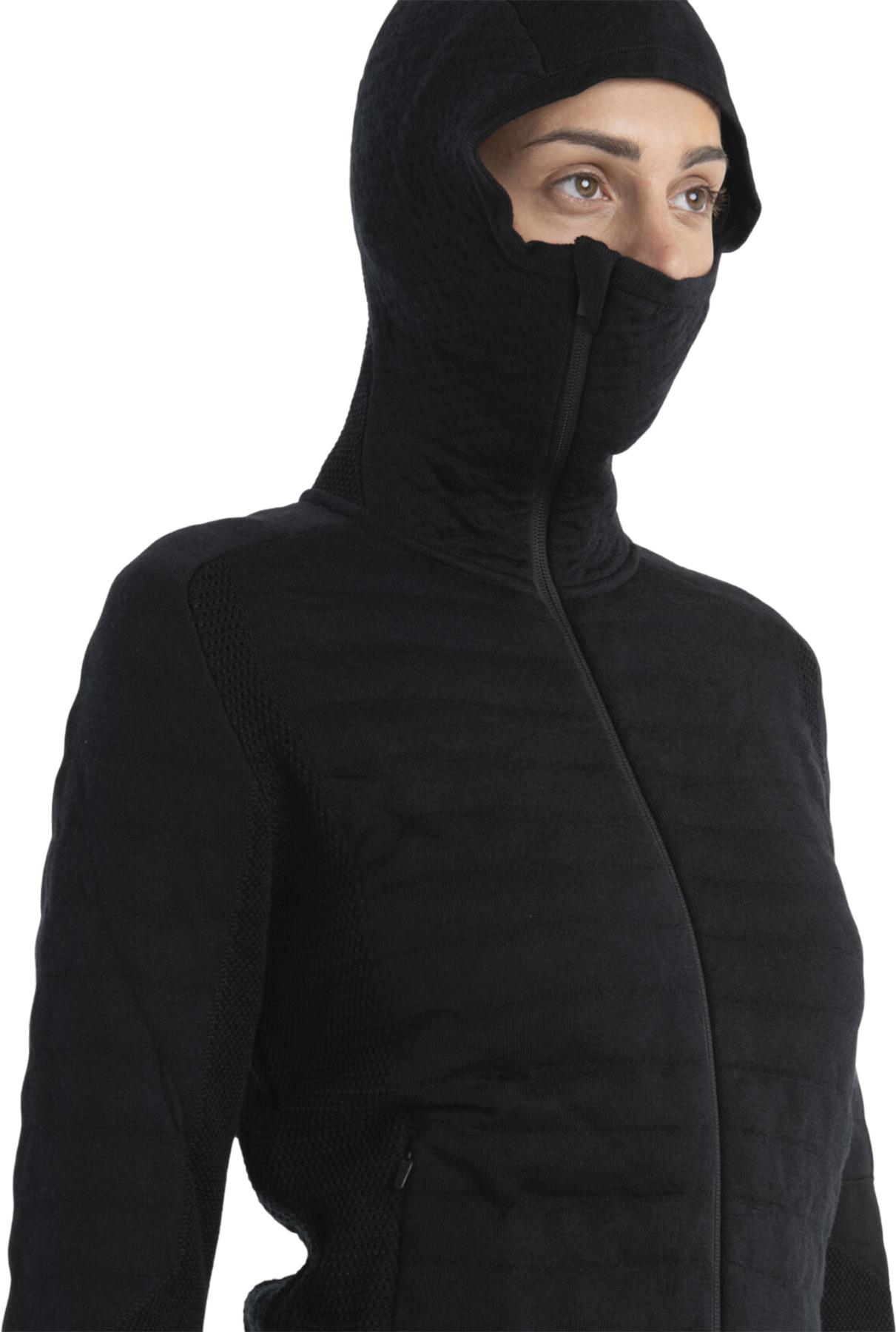 Product gallery image number 5 for product ZoneKnit Merino Explore Long Sleeve Zip Hoodie - Women's