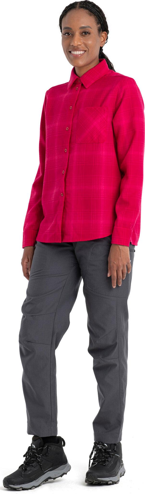 Numéro de l'image de la galerie de produits 5 pour le produit Chemise en flanelle à manches longues à carreaux mérinos 200 Dawnder - Femme