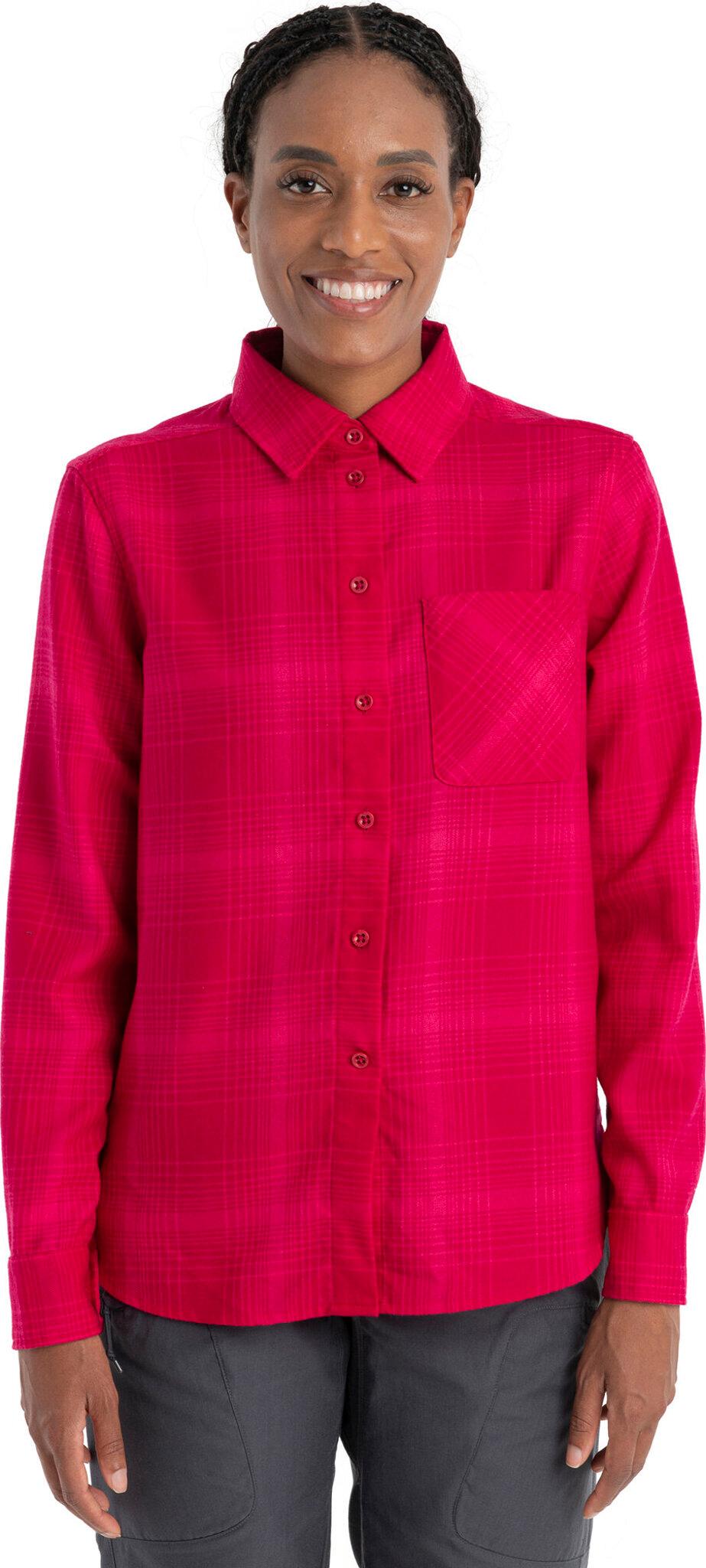 Numéro de l'image de la galerie de produits 7 pour le produit Chemise en flanelle à manches longues à carreaux mérinos 200 Dawnder - Femme