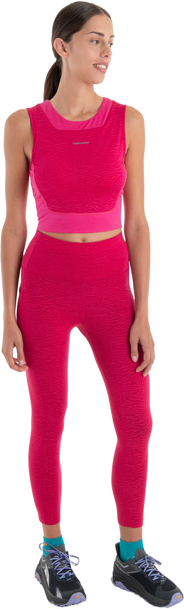 Product gallery image number 8 for product Merino Fastray High Rise Tights Topo Lines - Women's