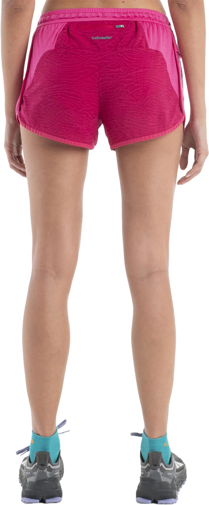 Product gallery image number 2 for product Merino 125 Zoneknit Shorts Topo Lines - Women's