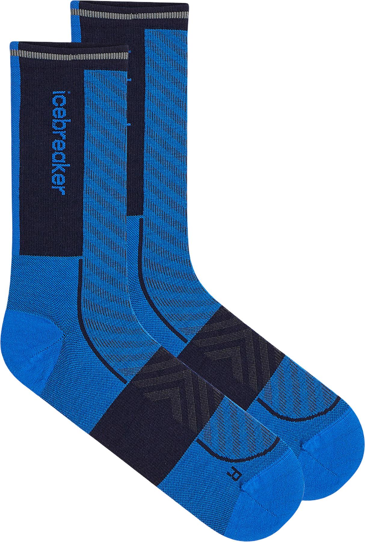 Image de produit pour Chaussettes mi-mollet de course en mélange de mérinos Run+ Ultralight - Homme