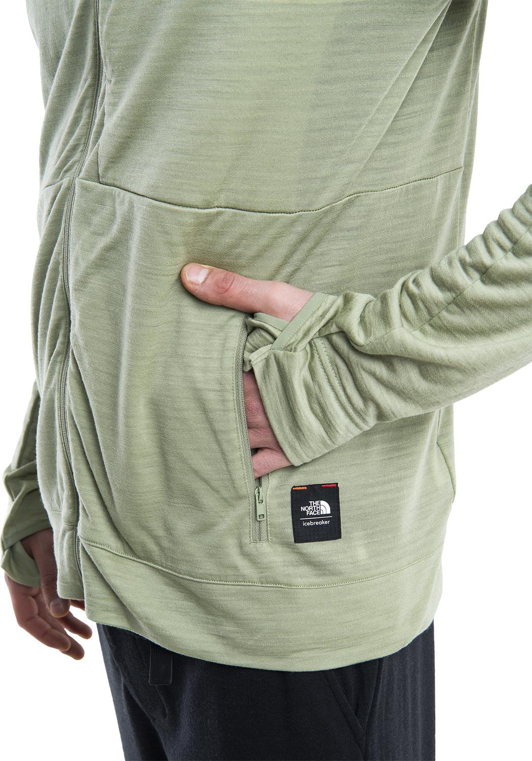 Product gallery image number 4 for product Icebreaker x TNF Merino 200 Realfleece Long Sleeve Zip Hoodie - Men's