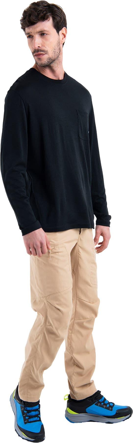 Product gallery image number 6 for product 150 Tech Lite III Merino Long Sleeve Relaxed Pocket T-Shirt - Men's
