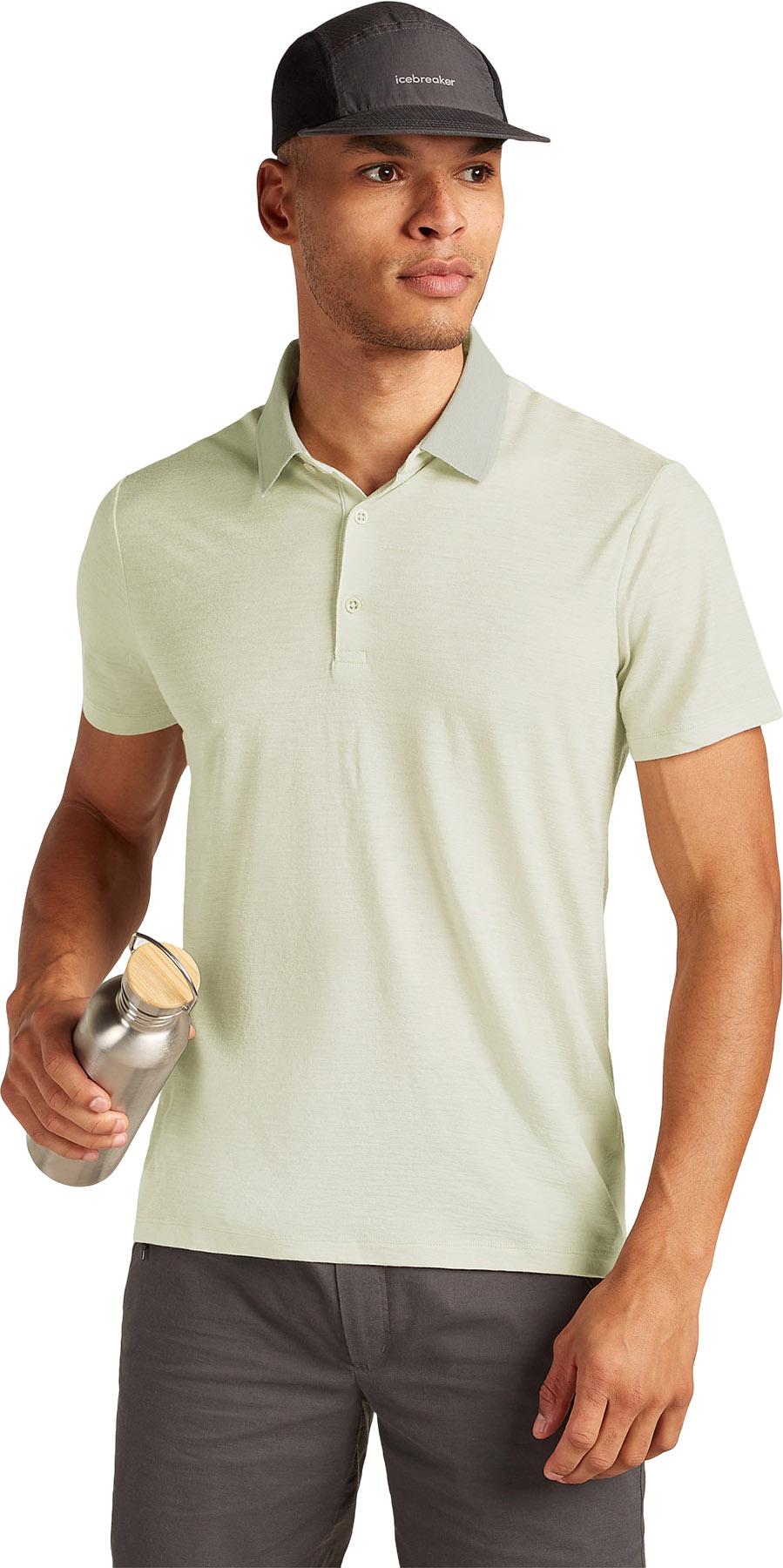 Product gallery image number 6 for product Merino 150 Tech Lite Short Sleeve Polo Tee - Men's