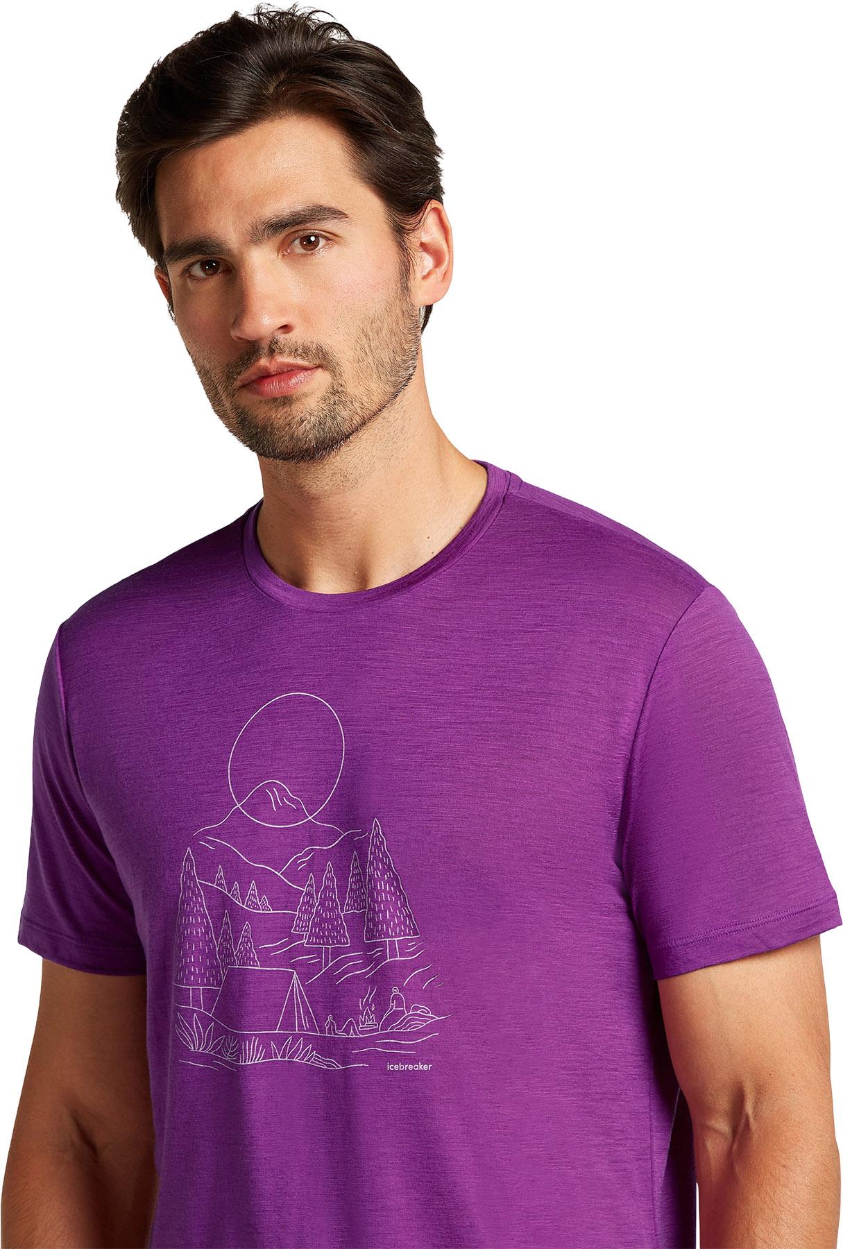 Product gallery image number 4 for product Merino 150 Tech Lite III Short Sleeve Tee Sunset Camp - Men's