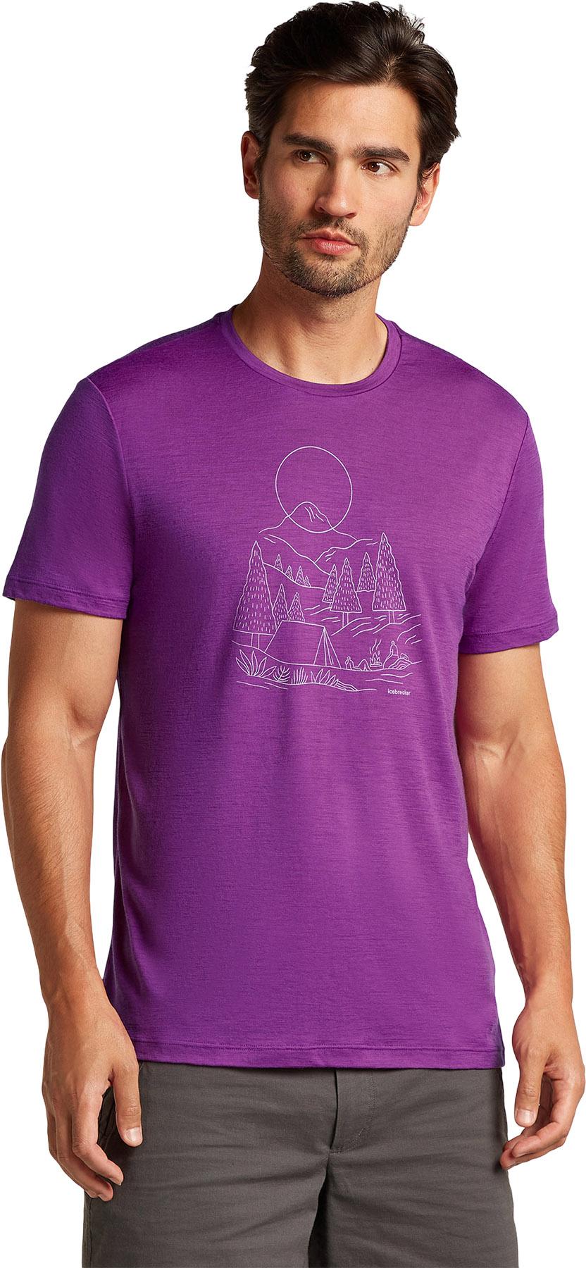 Product gallery image number 5 for product Merino 150 Tech Lite III Short Sleeve Tee Sunset Camp - Men's