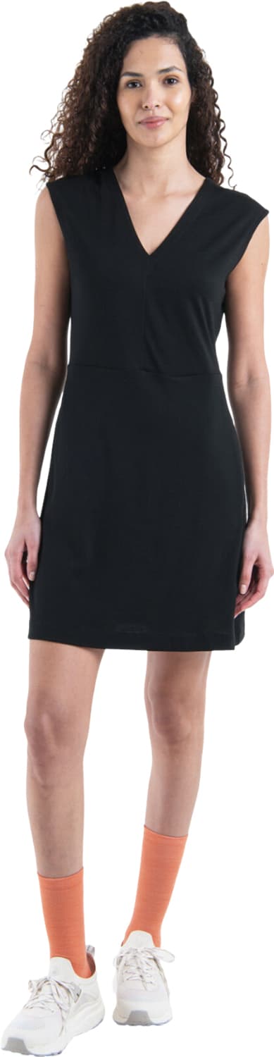 Product gallery image number 1 for product Merino 200 Granary Sleeveless V-Neck Dress - Women's