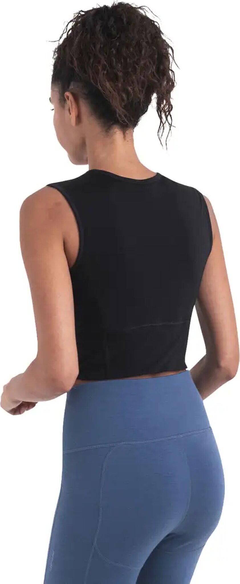 Numéro de l'image de la galerie de produits 3 pour le produit Camisole courte avec soutien-gorge intégré en mélange de mérinos 125 ZoneKnit Energy Wind - Femme 